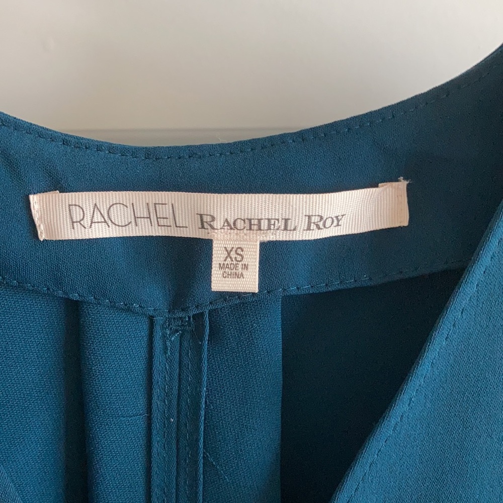 Rachel teal blue dress, XS - Picture 2 of 5